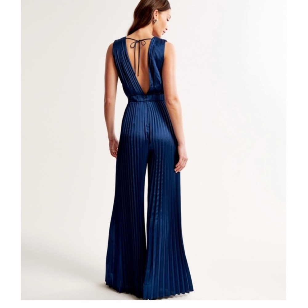 Abercrombie & Fitch Giselle Pleated Jumpsuit - Picture 2 of 7